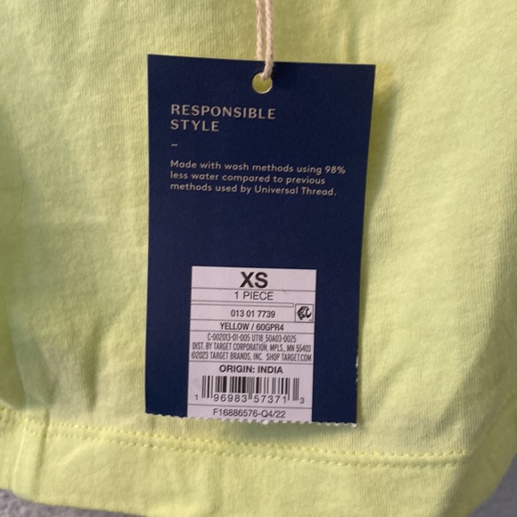 NWT Universal Thread cropped tank top size XS - Picture 3 of 5